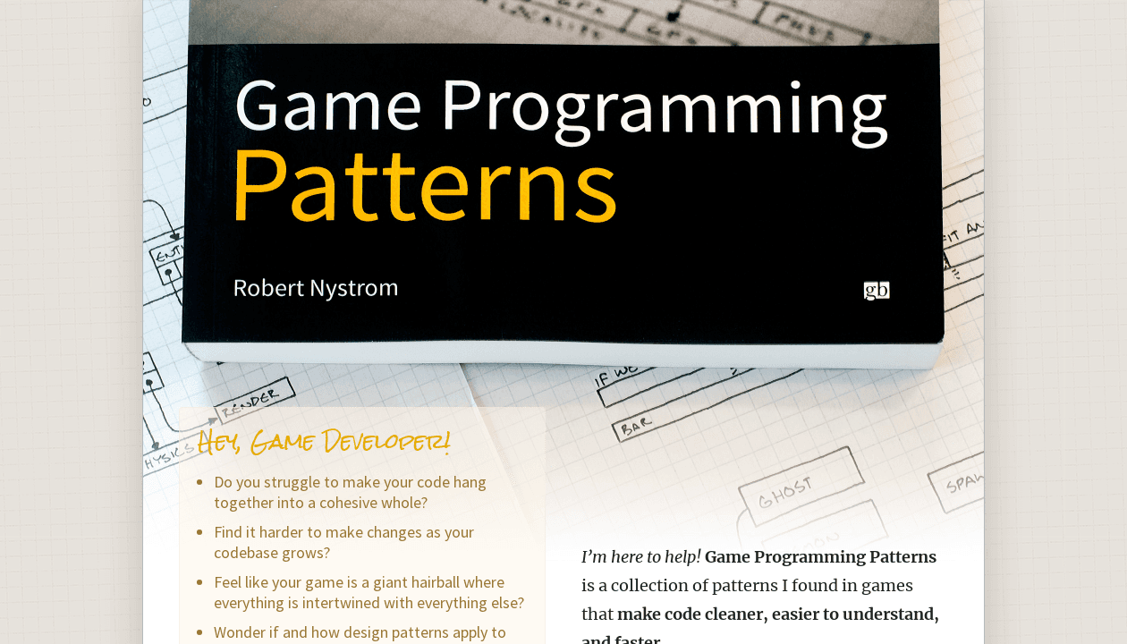 Game Programming Patterns