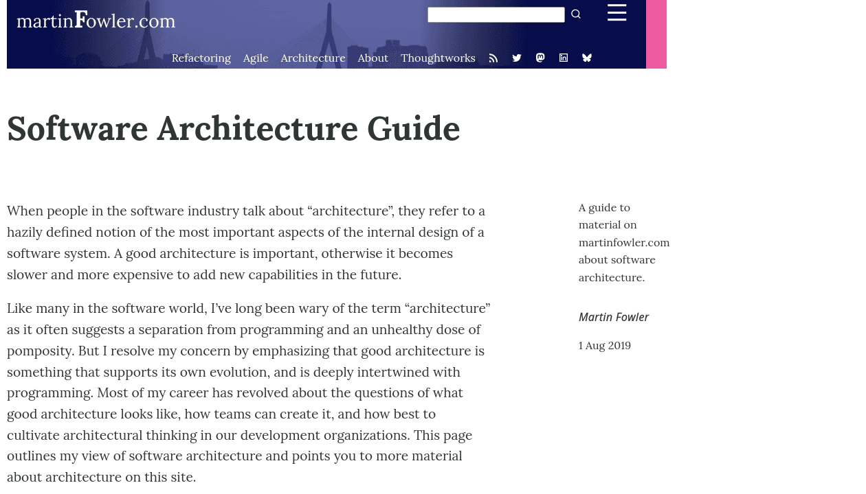 Software Architecture Guide