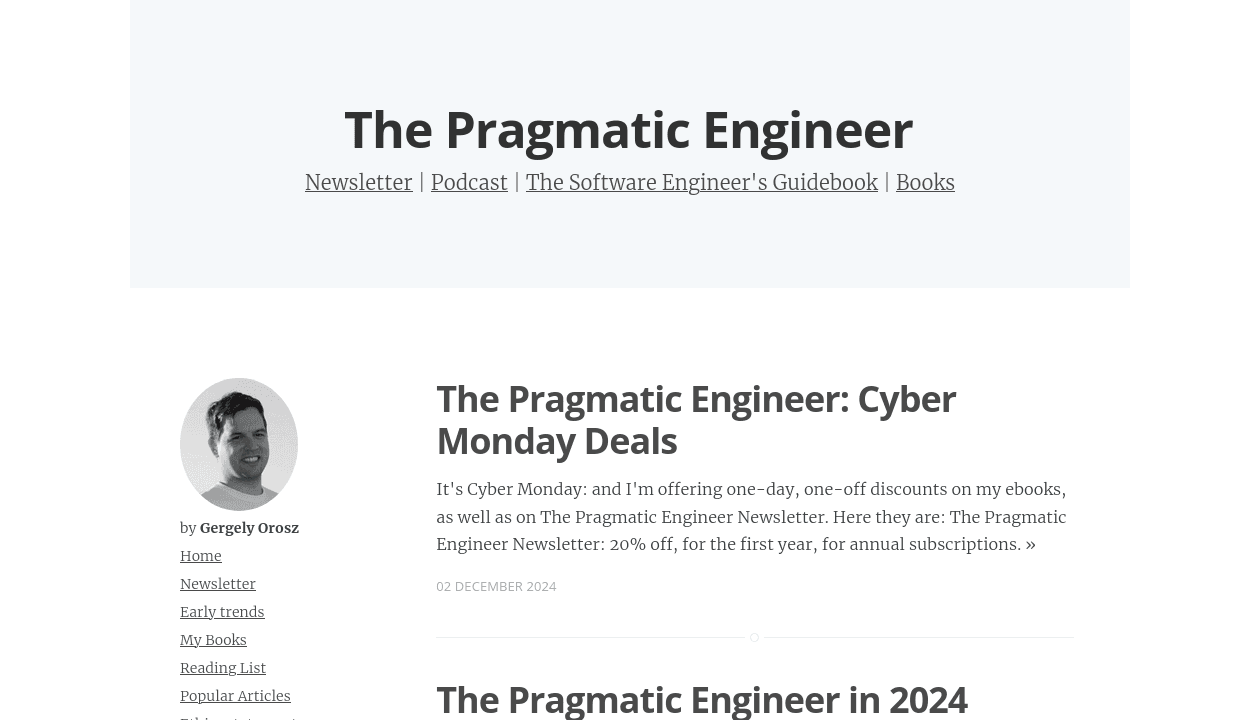 The Pragmatic Engineer