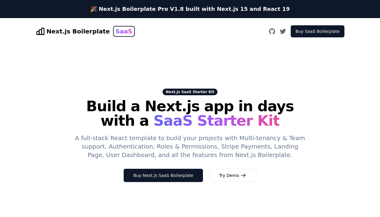 Next.js Boilerplate SaaS