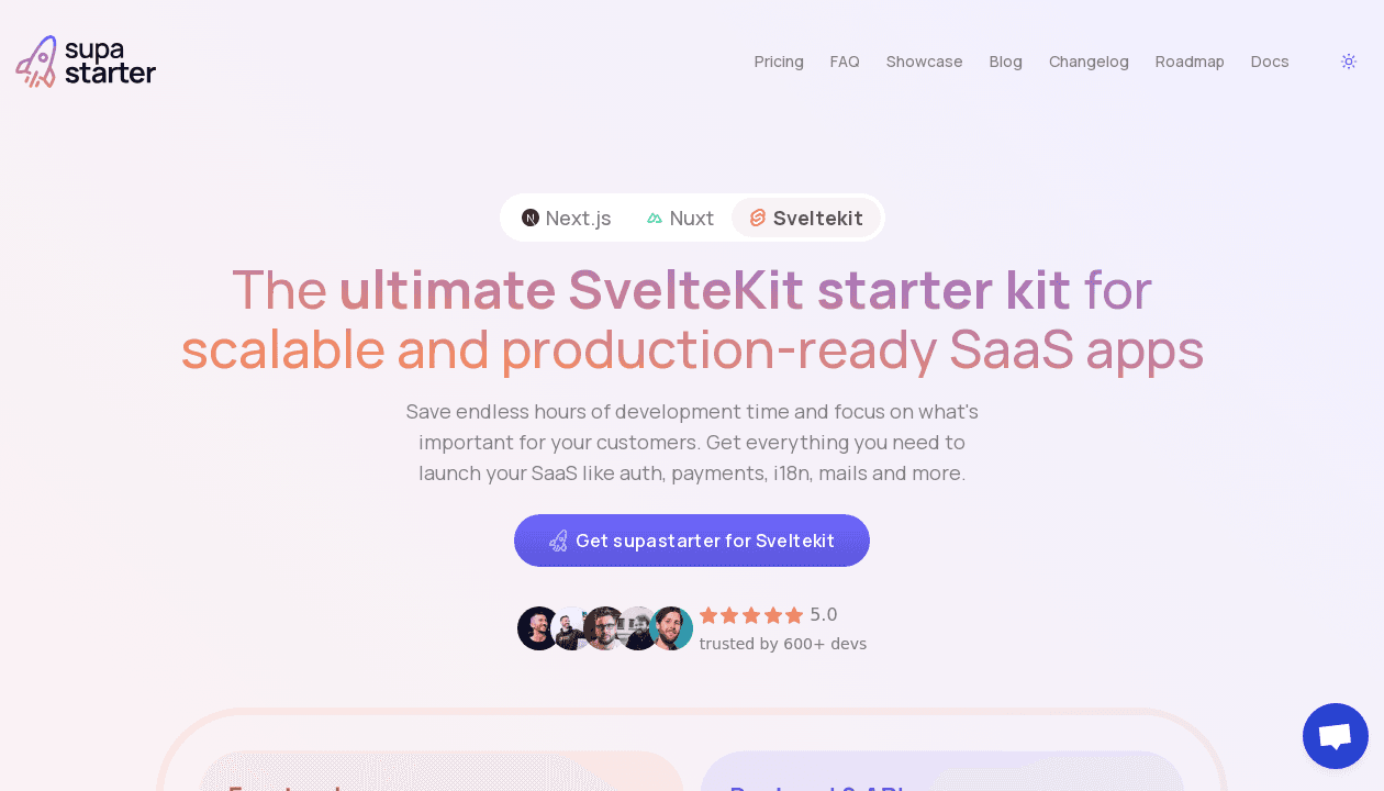 supastarter for SvelteKit