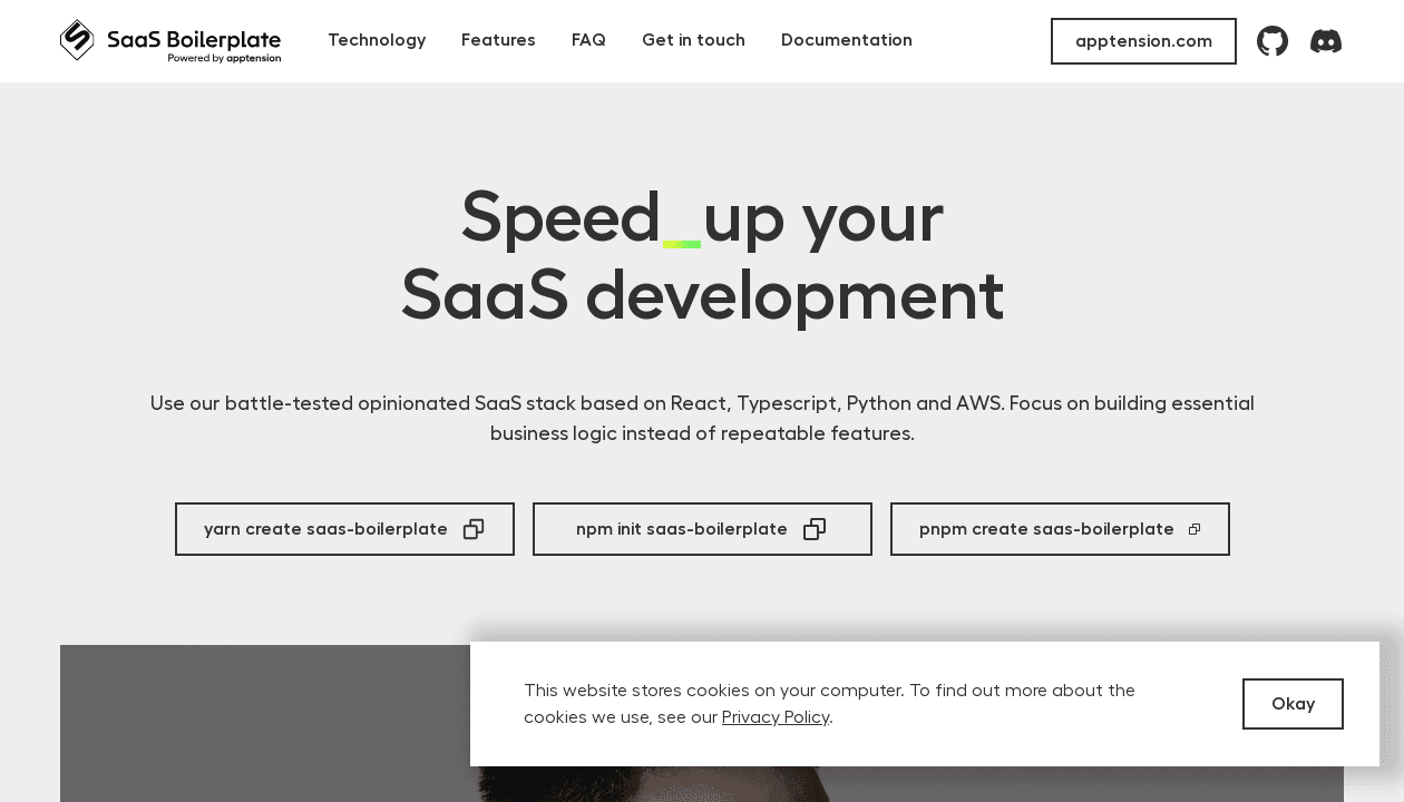 The SaaS Boilerplate by Apptension