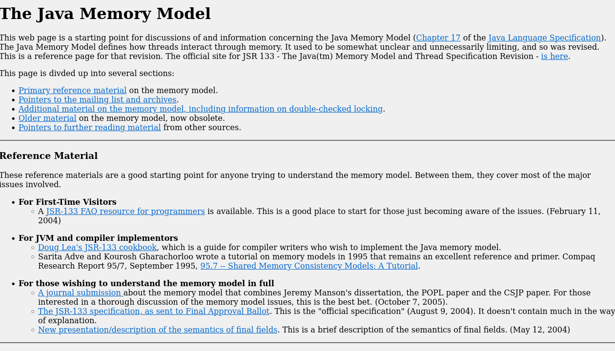 The Java Memory Model | Must Know Resources for Developers by Giessen Dev