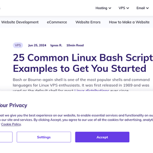 25 Common Linux Bash Script Examples To Get You Started