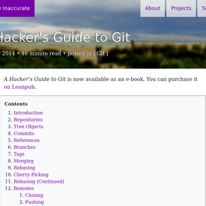 A Hacker's Guide to Git