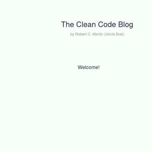 Clean Coder Blog