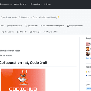 EddieHub Open source community