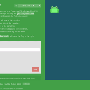 Flexbox Froggy