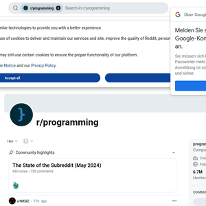 Reddit.com/r/programming