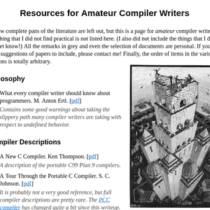 Resources for Amateur Compiler Writers