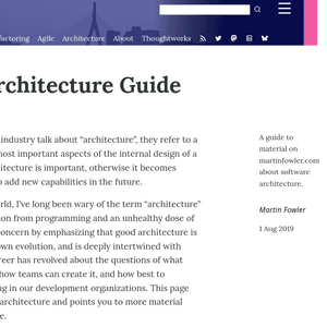 Software Architecture Guide