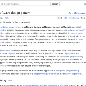 Software design pattern