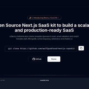 Open Source Next.js SaaS Kit