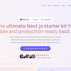 Supastarter for Next.js